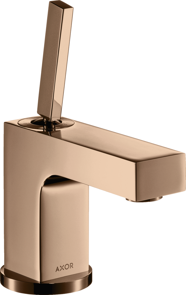 Jednouchwytowa bateria umywalkowa 80 do małych umywalek z uchwytem Pin i kompletem odpływowym z cięgłem