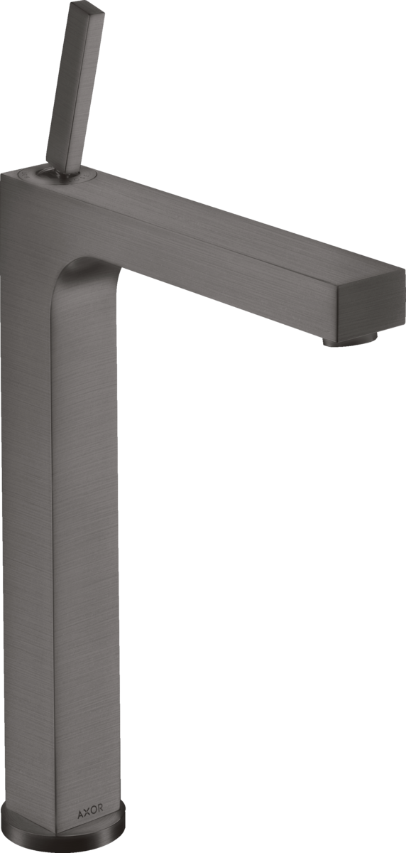 Single lever basin mixer 280 with pin handle for wash bowls with pop-up waste set