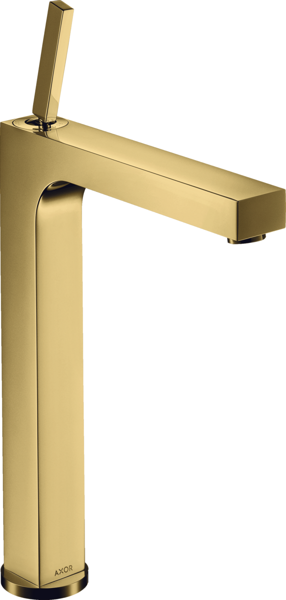 Single lever basin mixer 280 with pin handle for wash bowls with pop-up waste set