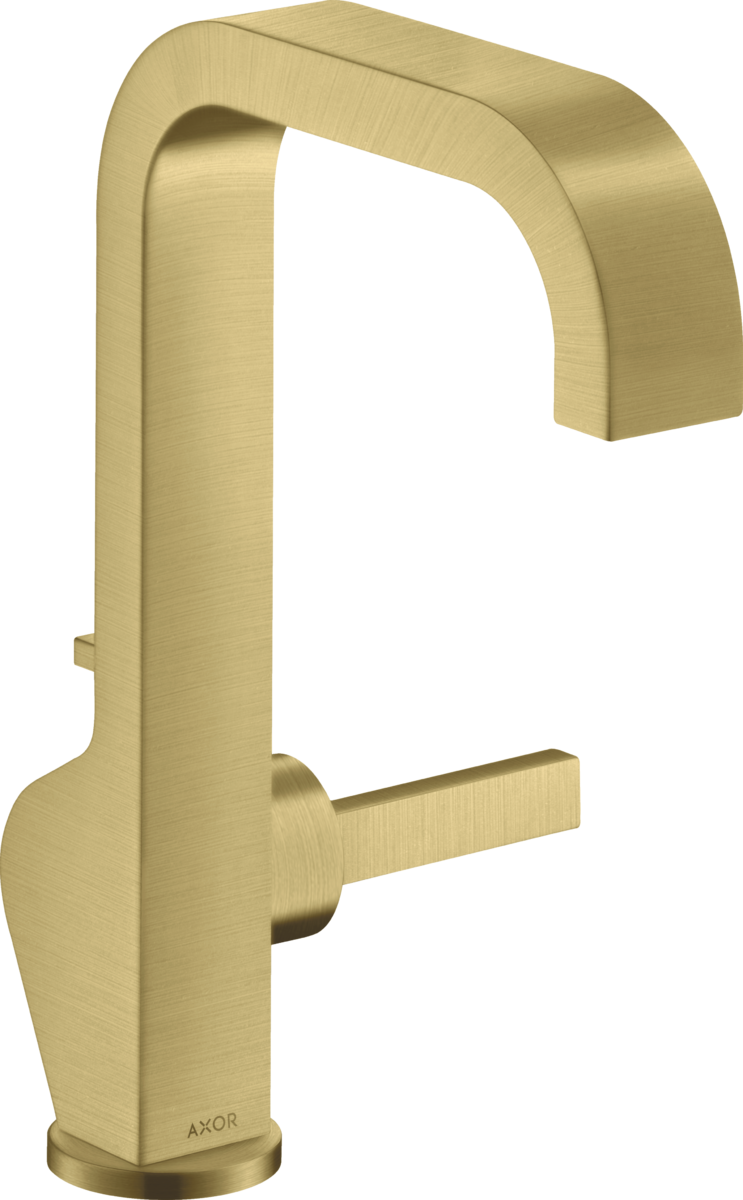 Single lever basin mixer 190 with pin handle and pop-up waste set