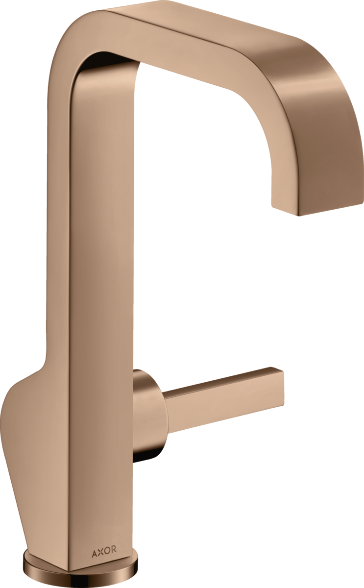 Miscelatore monocomando 190 bocca alta lavabo con piletta