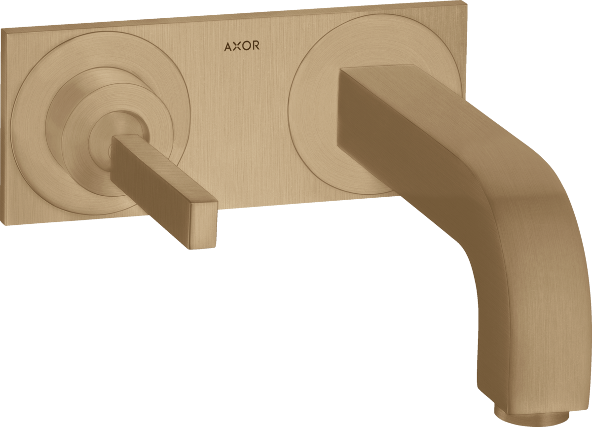 1-grepps tvättställsblandare 160mm för inbyggnad i vägg