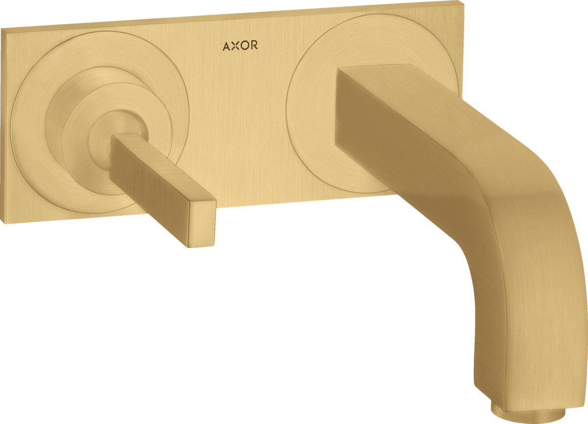 Single lever basin mixer for concealed installation wall-mounted with pin handle