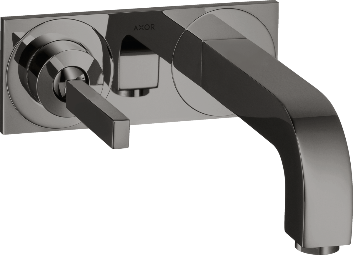 Single lever basin mixer for concealed installation wall-mounted with pin handle