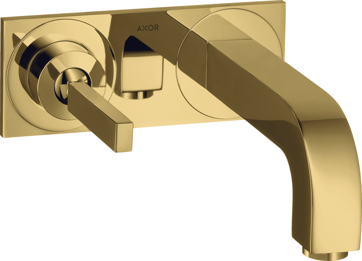 1-grepps tvättställsblandare 160mm för inbyggnad i vägg