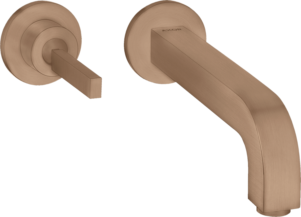 Single lever basin mixer for concealed installation wall-mounted with pin handle