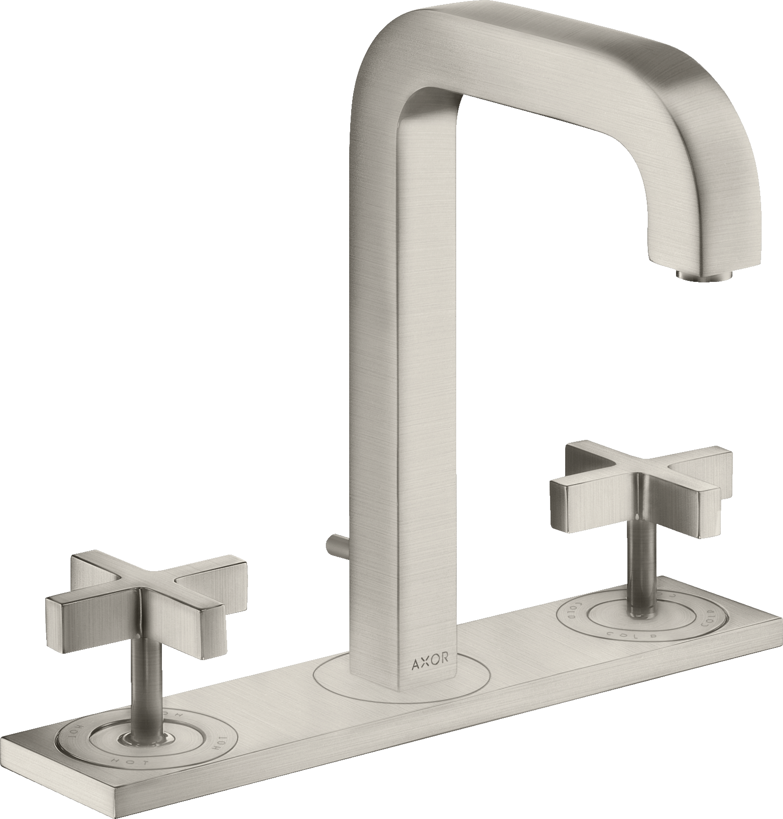 Mélangeur de lavabo 3 trous 170 poignées croisillons