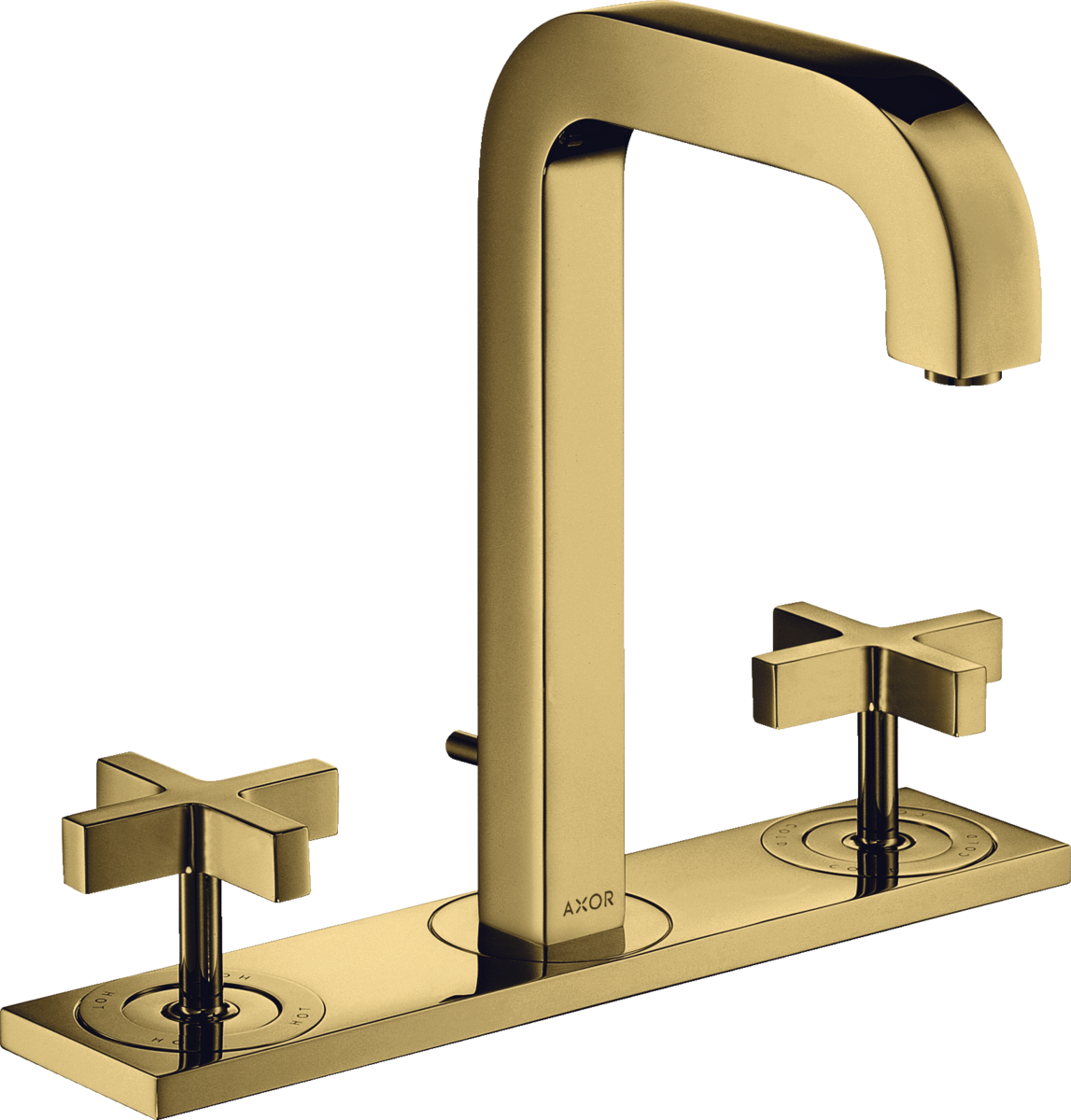 Mélangeur de lavabo 3 trous 170 poignées croisillons