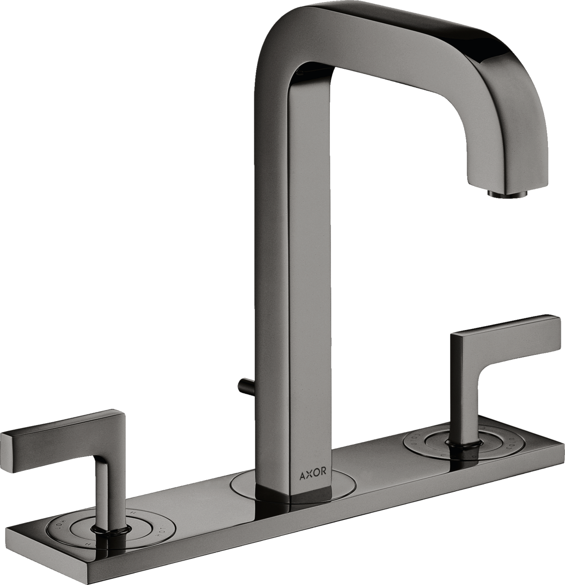 3-otworowa bateria umywalkowa 170 z uchwytami jednoramiennymi