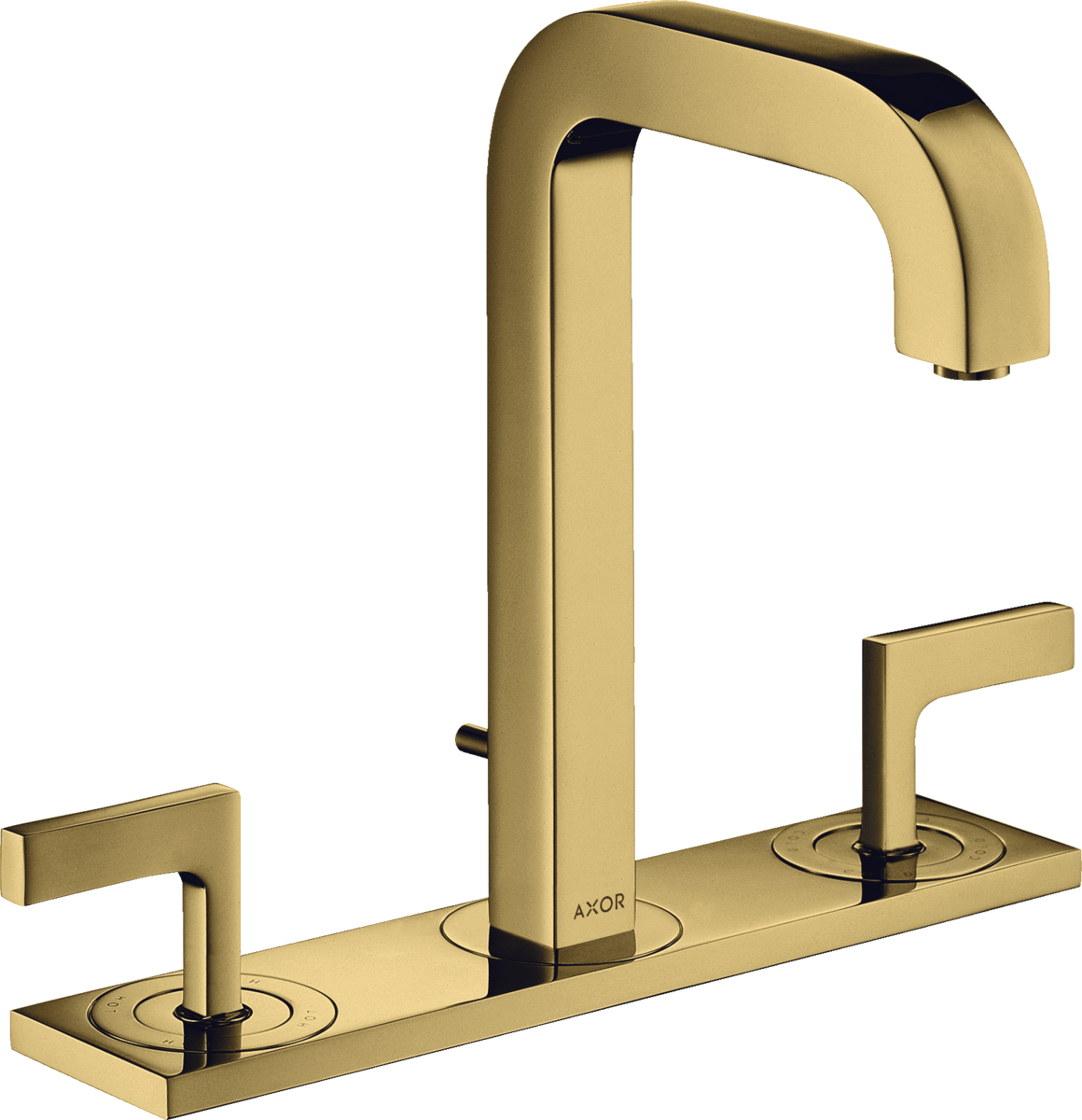 3-otworowa bateria umywalkowa 170 z uchwytami jednoramiennymi