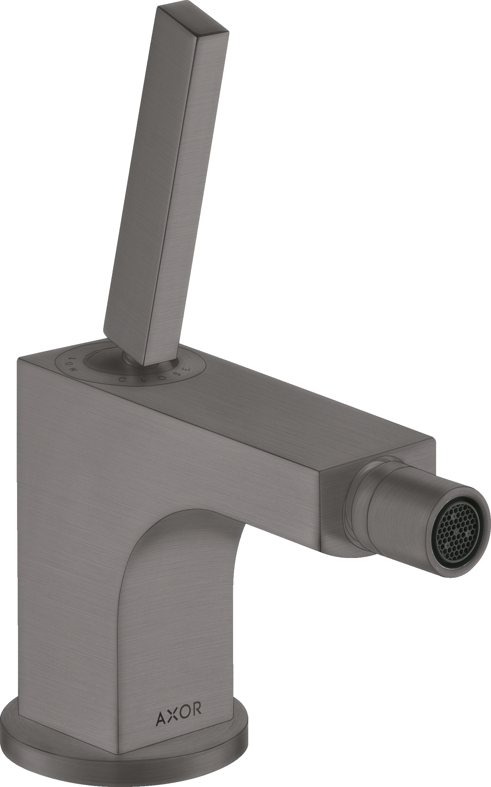 Mezclador monomando de bidé con vaciador automático