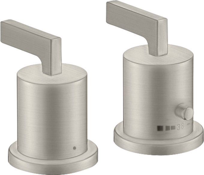 AXOR Citterio Bath mixers: 2 functions, Stainless Steel Optic, Item No ...