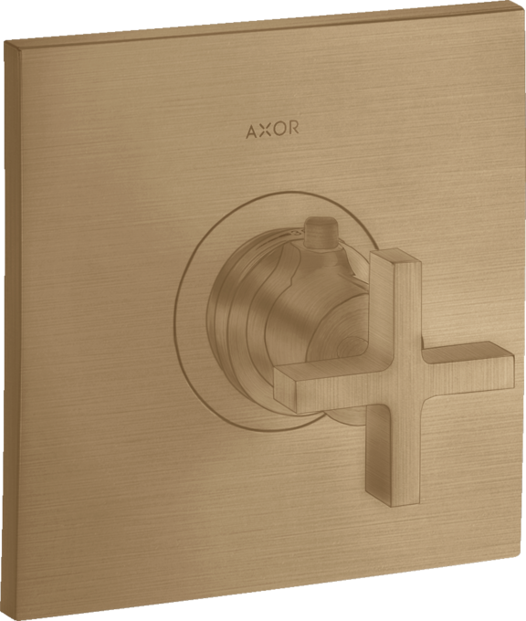 AXOR Citterio Thermostatique encastré haut débit 59l/min, poignée croisillon — 39716140