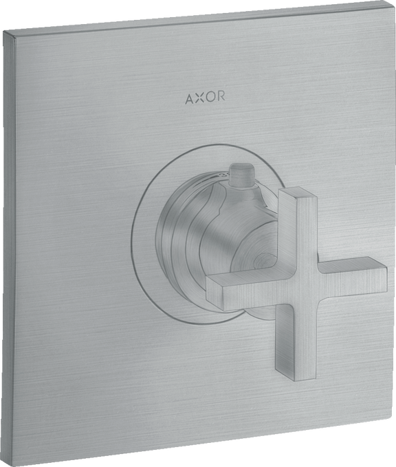 AXOR Citterio Shower mixers: 1 function, Brushed Chrome, Item No. 39716260