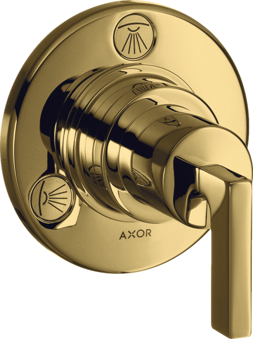 AXOR Citterio Set de finition pour robinet d'arrêt et inverseur Trio / Quattro avec poignée manette — 39920990
