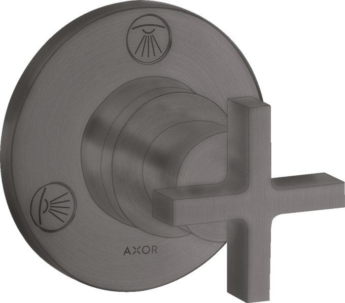 AXOR Citterio Set de finition pour robinet d'arrêt et inverseur Trio / Quattro, poignée croisillon — 39925340