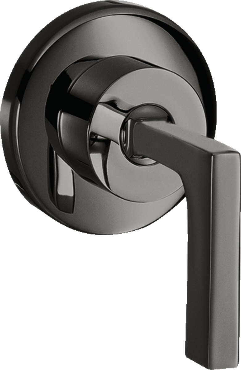 Stopkraan Ø 66 mm met rechte greep - afwerkset round