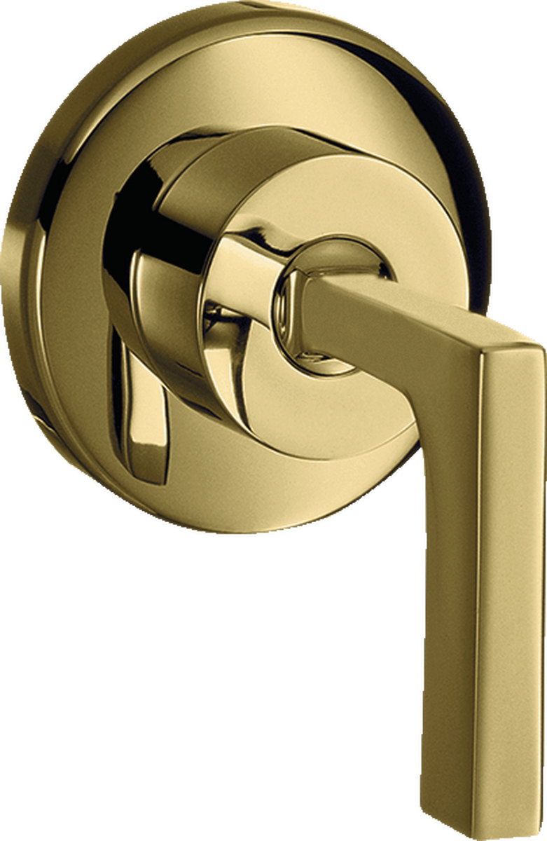 Shut-off valve for concealed installation with lever handle