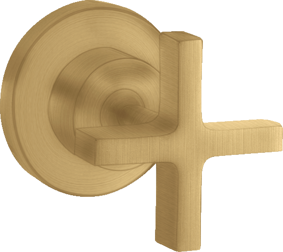 Llave de paso empotrada con manecilla de cruceta