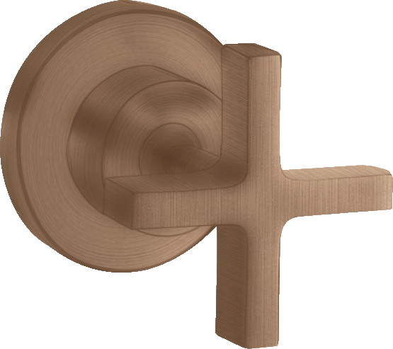 Shut-off valve for concealed installation with cross handle