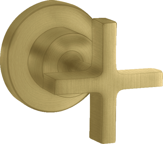 Shut-off valve for concealed installation with cross handle