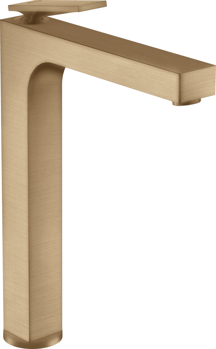 Mezclador monomando de lavabo 280 con manecilla de palanca con vaciador