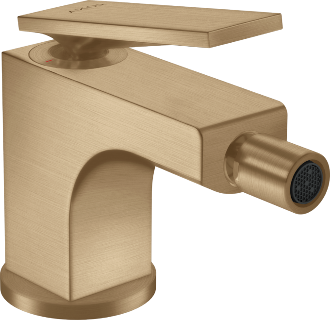 AXOR Citterio Mitigeur de bidet, poignée manette avec tirette et vidage — 39214140