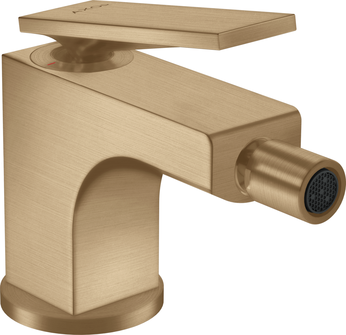 Einhebel-Bidetmischer mit Hebelgriff und Zugstangen-Ablaufgarnitur