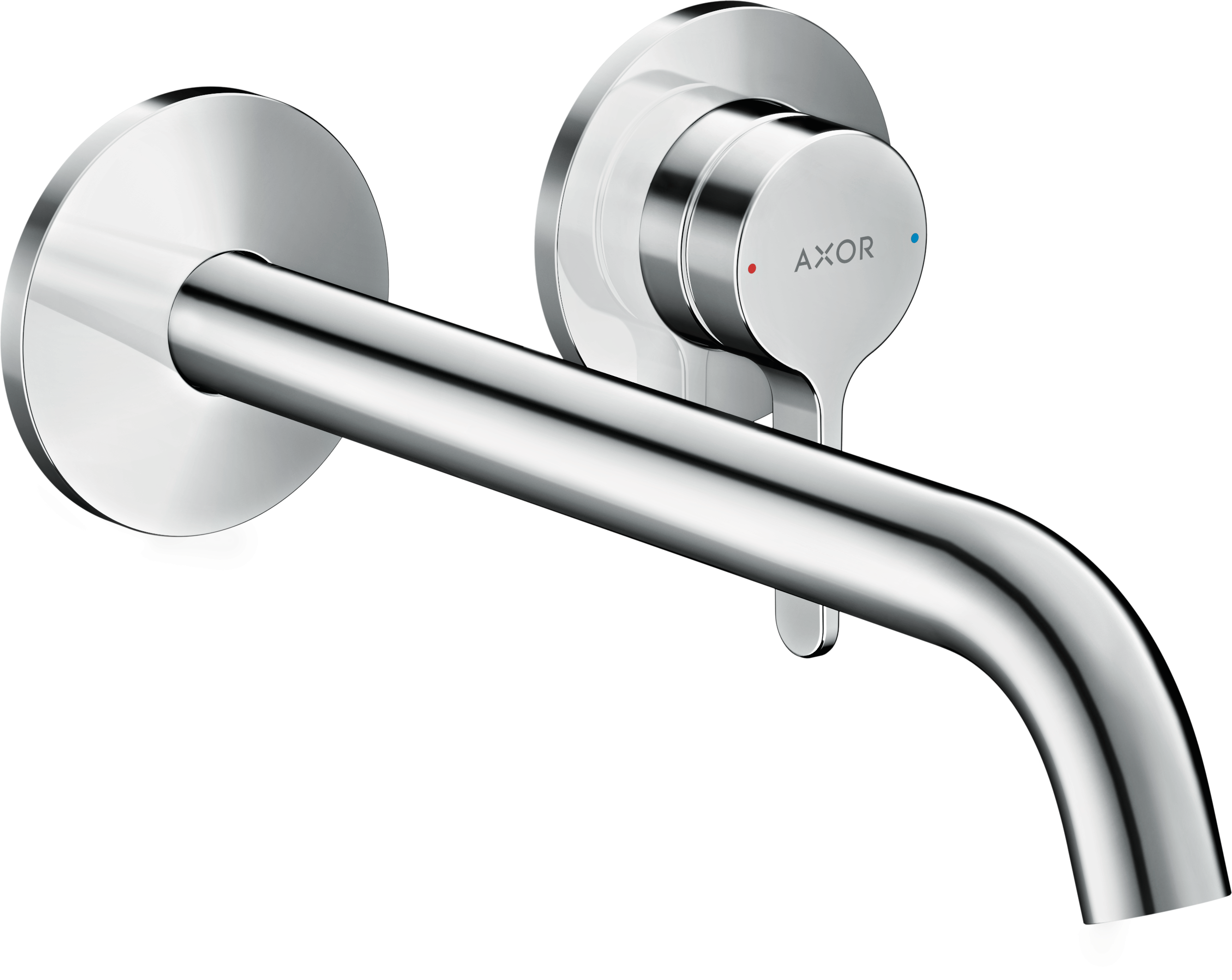 Romantiek inch kogel AXOR Washbasin mixers: AXOR One, Single lever basin mixer for concealed  installation wall-mounted with lever handle and spout 220 mm, Item No.  48120000 | Hansgrohe Pro INT