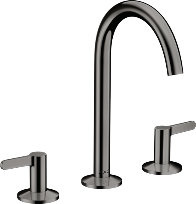 AXOR One Mélangeur de lavabo 3 trous 170, poignées manettes, bonde clic-clac — 48050330