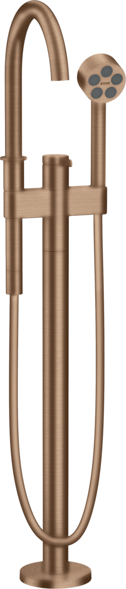 Mitigeur de baignoire encastré pour montage au sol