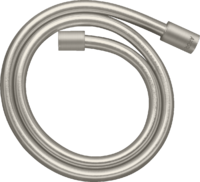 Metal effect shower hose 1.25 m with cylindrical nuts Metal effect shower hose 1.25 m with cylindrical nuts