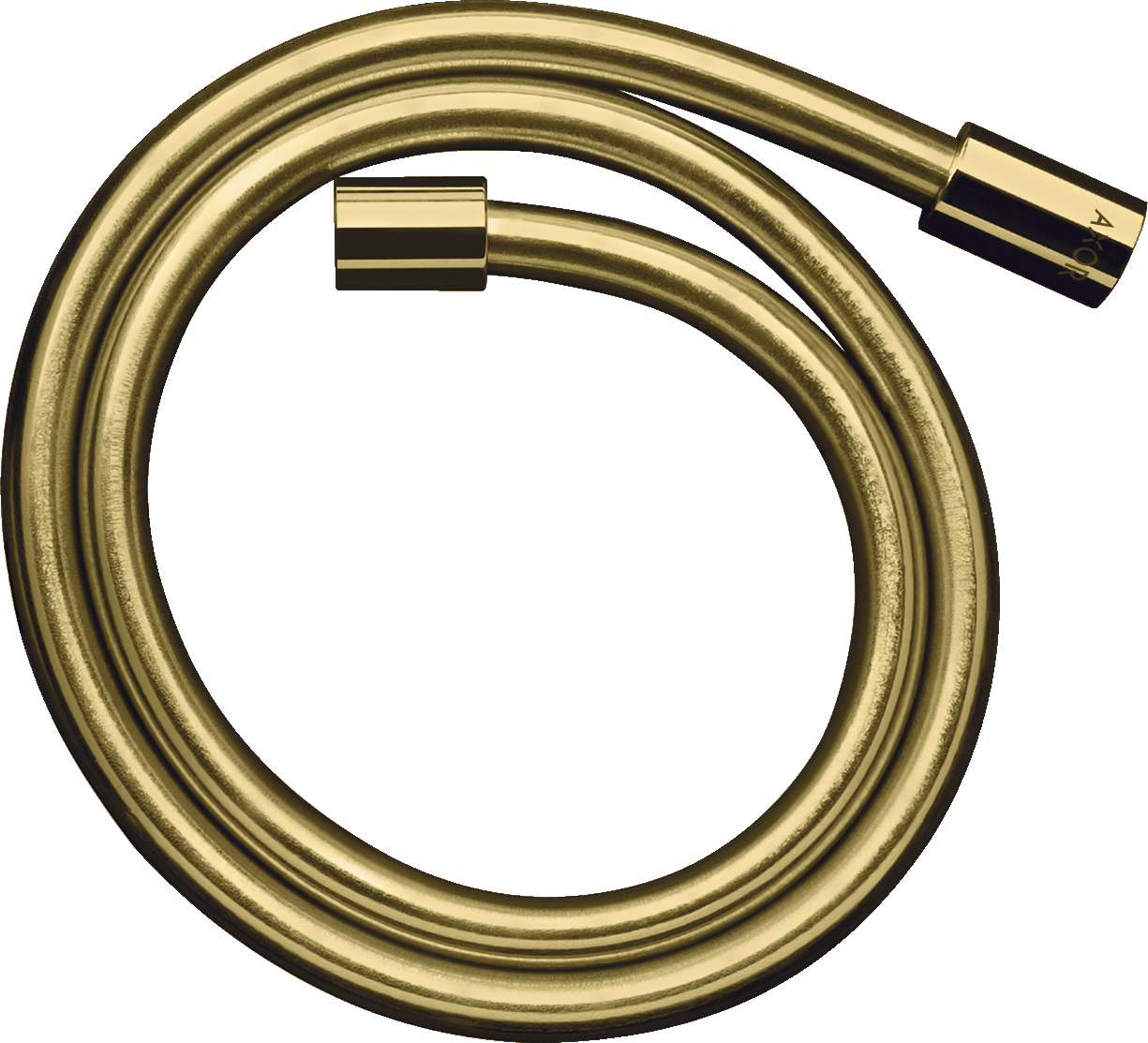 Flessibile doccia effetto metallico1.25 m con dadi cilindrici