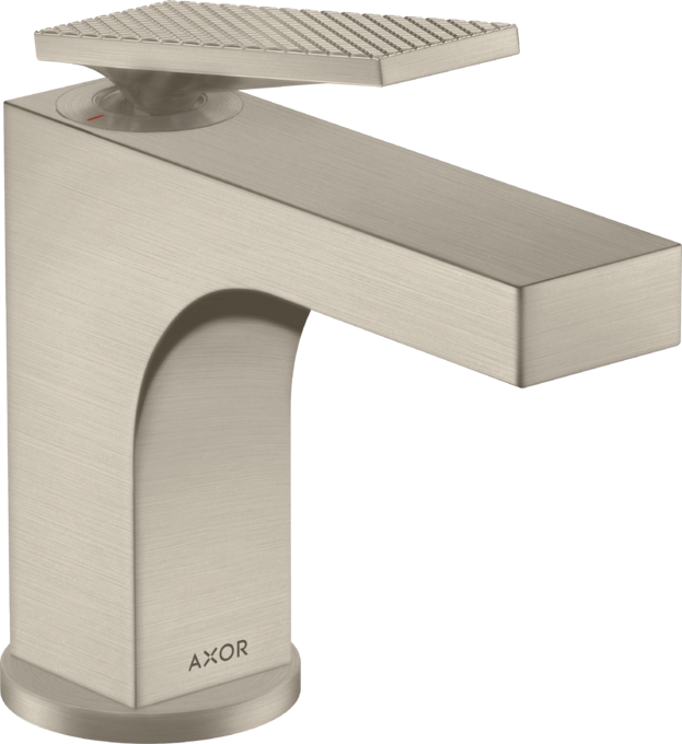 AXOR Citterio Mitigeur de lave-mains 90, poignée manette avec tirette et vidage, coupe rhombique — 39001820