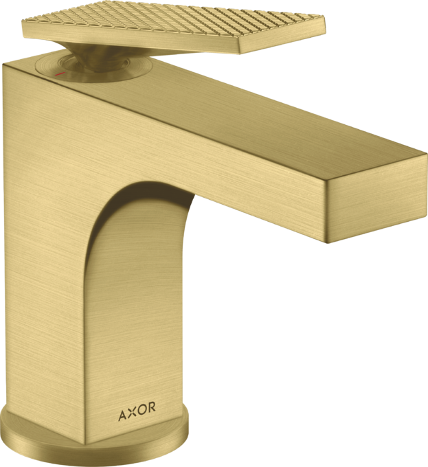 AXOR Citterio Mitigeur de lave-mains 90, poignée manette avec tirette et vidage, coupe rhombique — 39001950