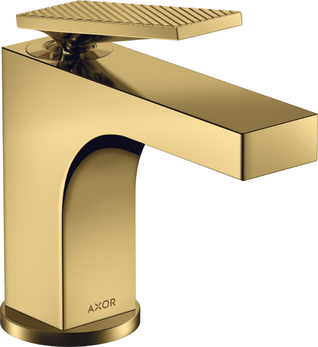 AXOR Citterio Mitigeur de lave-mains 90, poignée manette avec tirette et vidage, coupe rhombique — 39001990