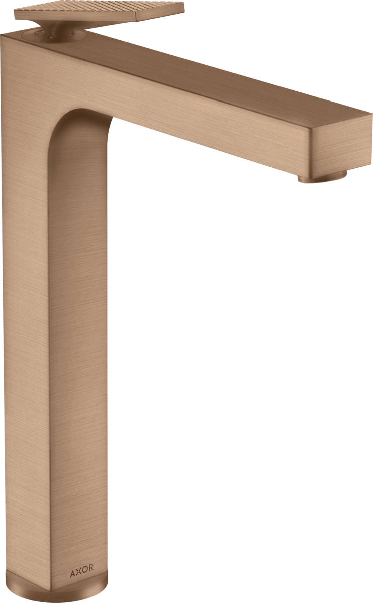 Miscelatore monocomando lavabo 280 con maniglia a leva e piletta - taglio romboidale