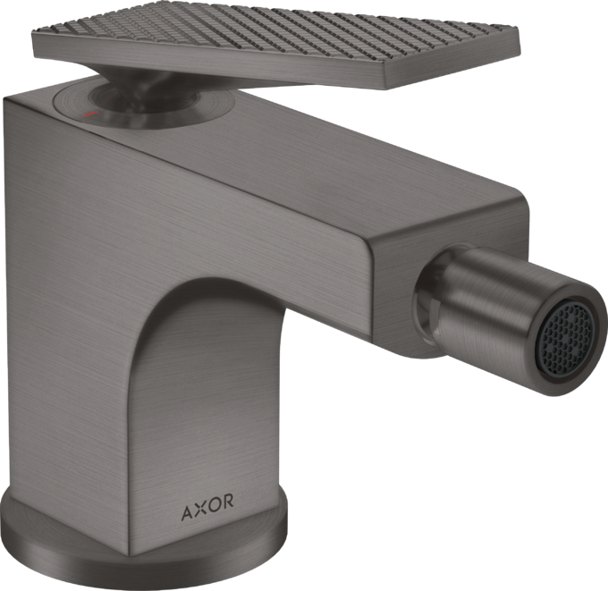 AXOR Citterio Mitigeur de bidet, poignée manette coupe rhombique avec tirette et vidage — 39201340