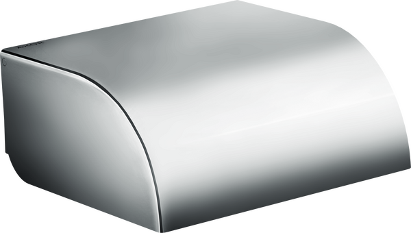 Toilet paper holder with cover