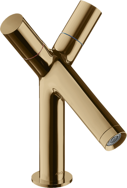 Rubinetteria monoforo a due maniglie 80 con salterello