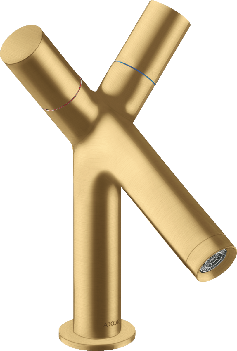 2-grebs håndvaskarmatur 80 med løft-op bundventil