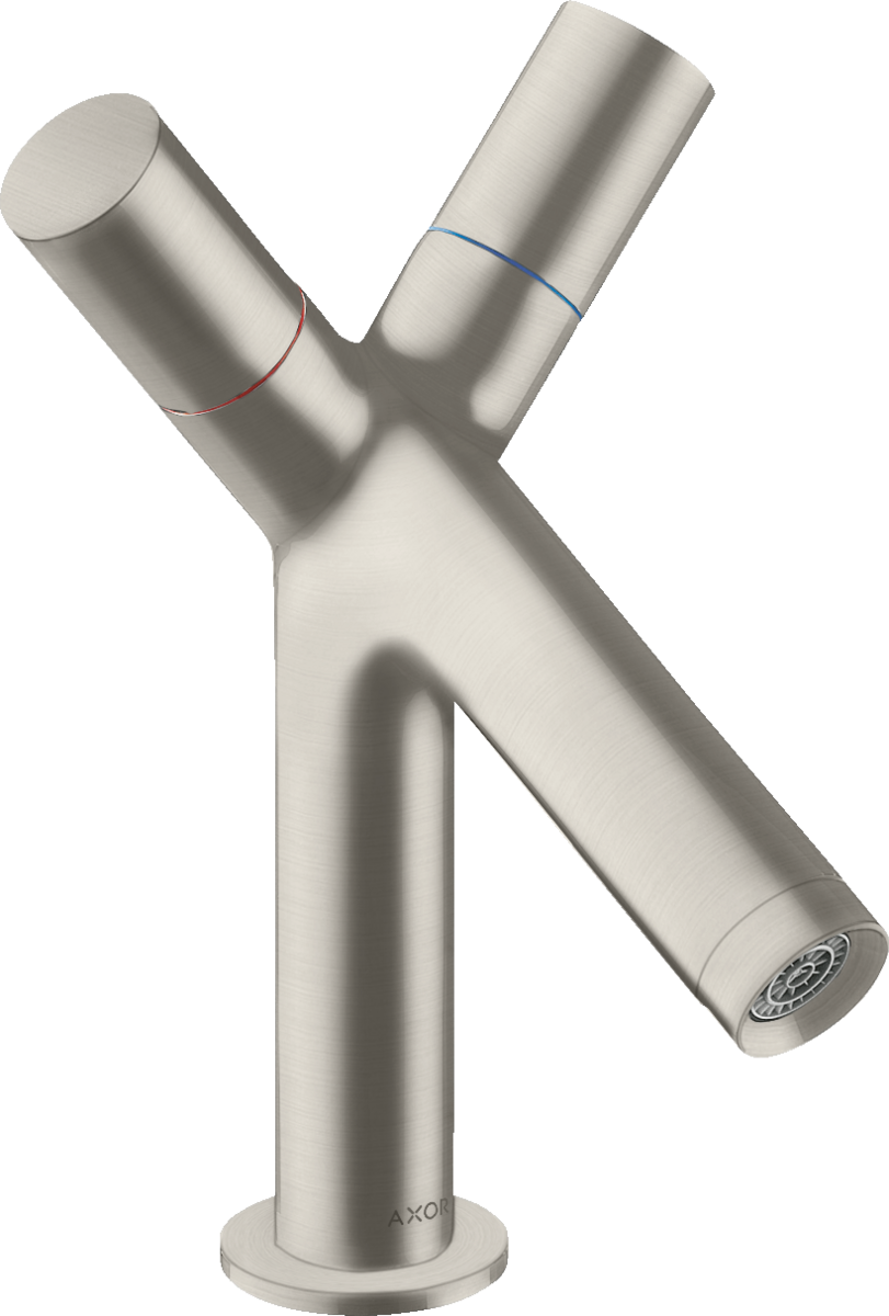 2-grebs håndvaskarmatur 80 med løft-op bundventil