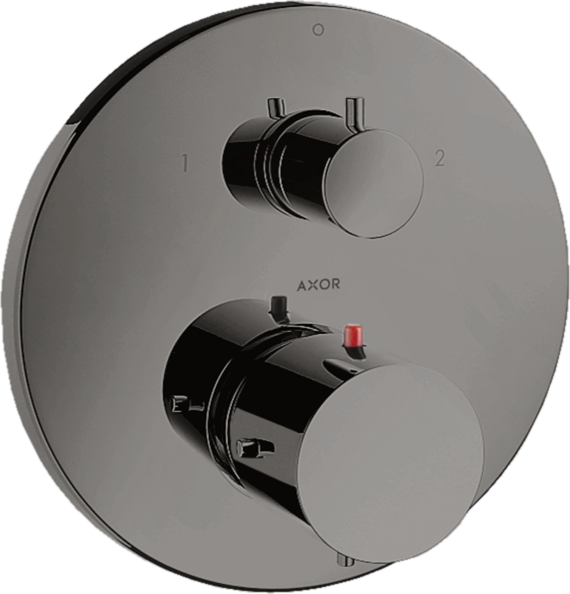 Thermostat for concealed installation with shut-off/ diverter valve