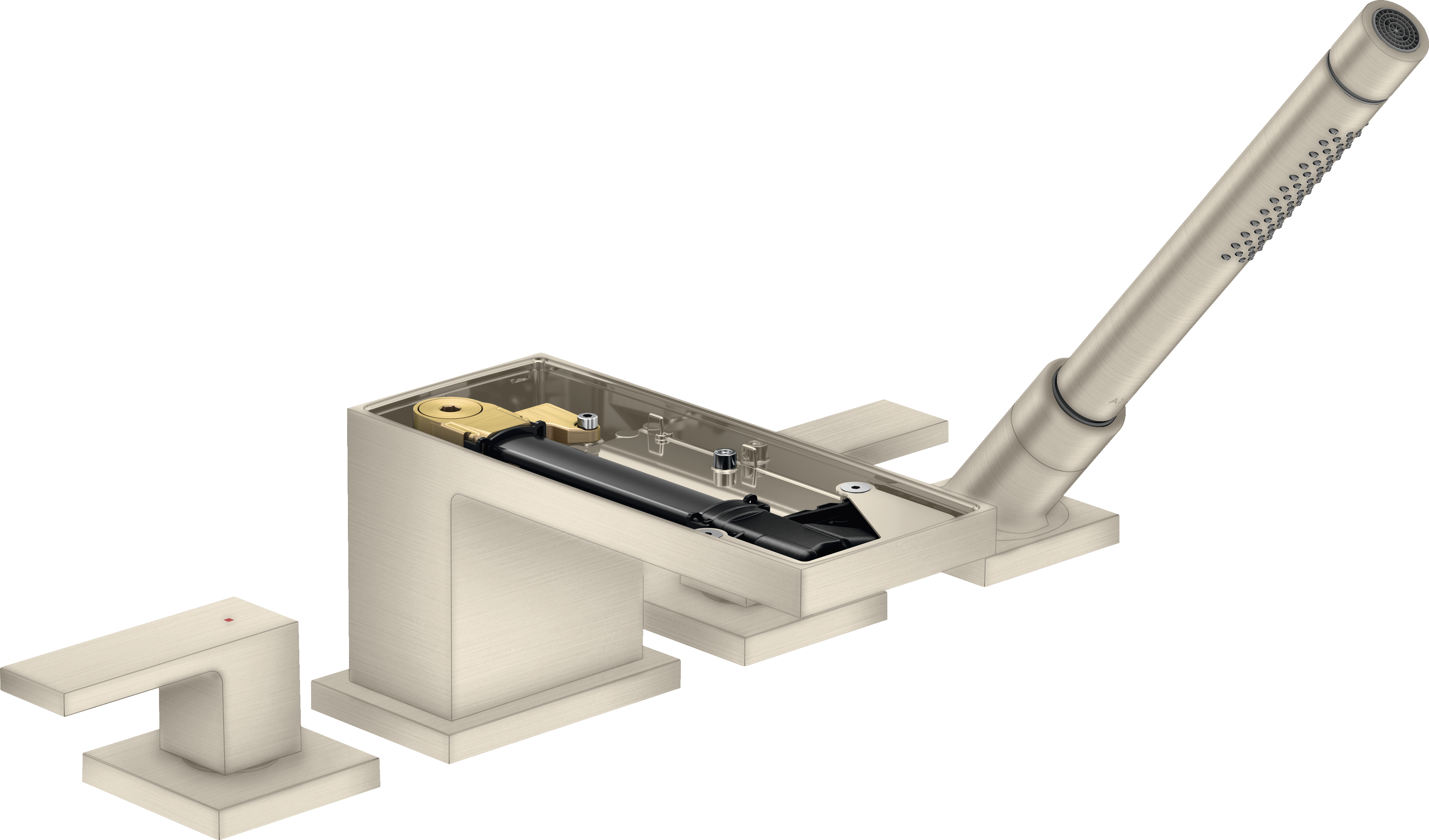 Grifería de 4 agujeros