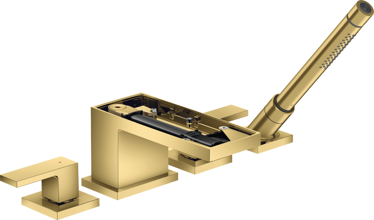 4-Loch Wannenrandarmatur ohne Platte