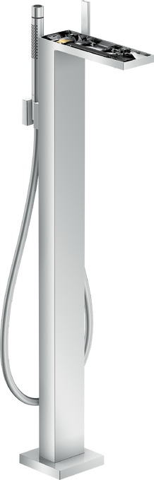 ééngreeps badmengkraan vloergemonteerd zonder plaat