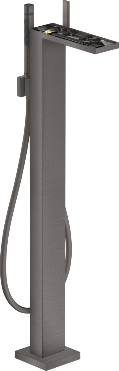 Single lever bath mixer floor-standing without plate