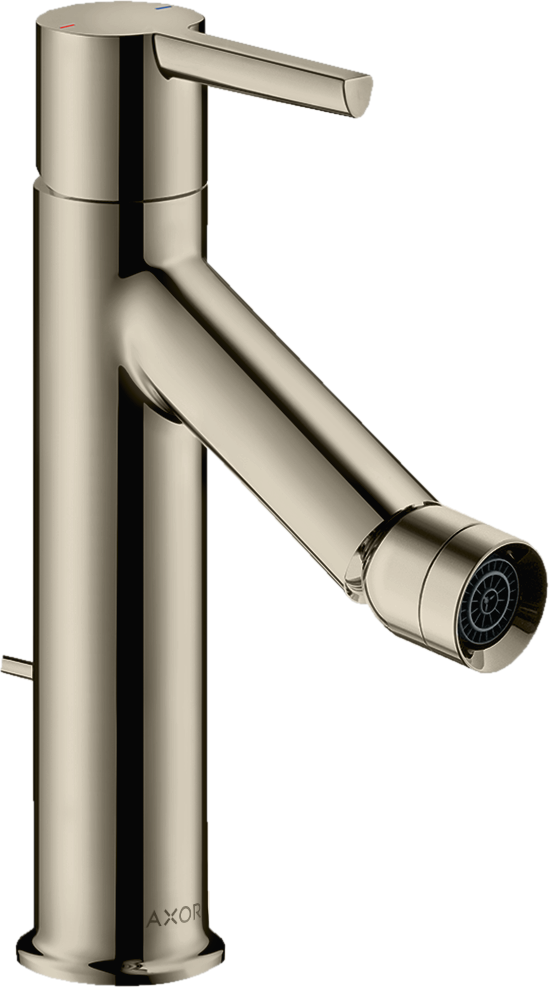 Einhebel-Bidetmischer mit Hebelgriff und Zugstangen-Ablaufgarnitur