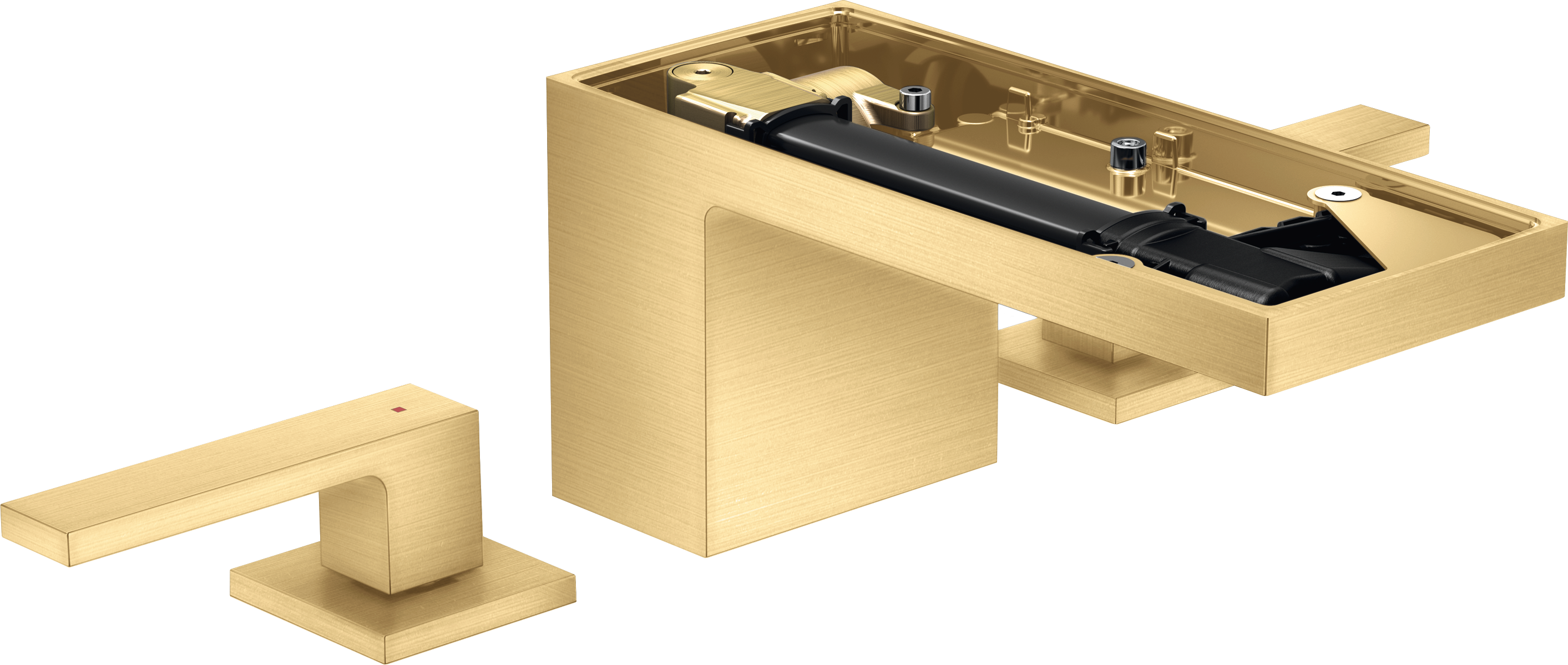 3-hole basin mixer 70 with push-open waste set without plate