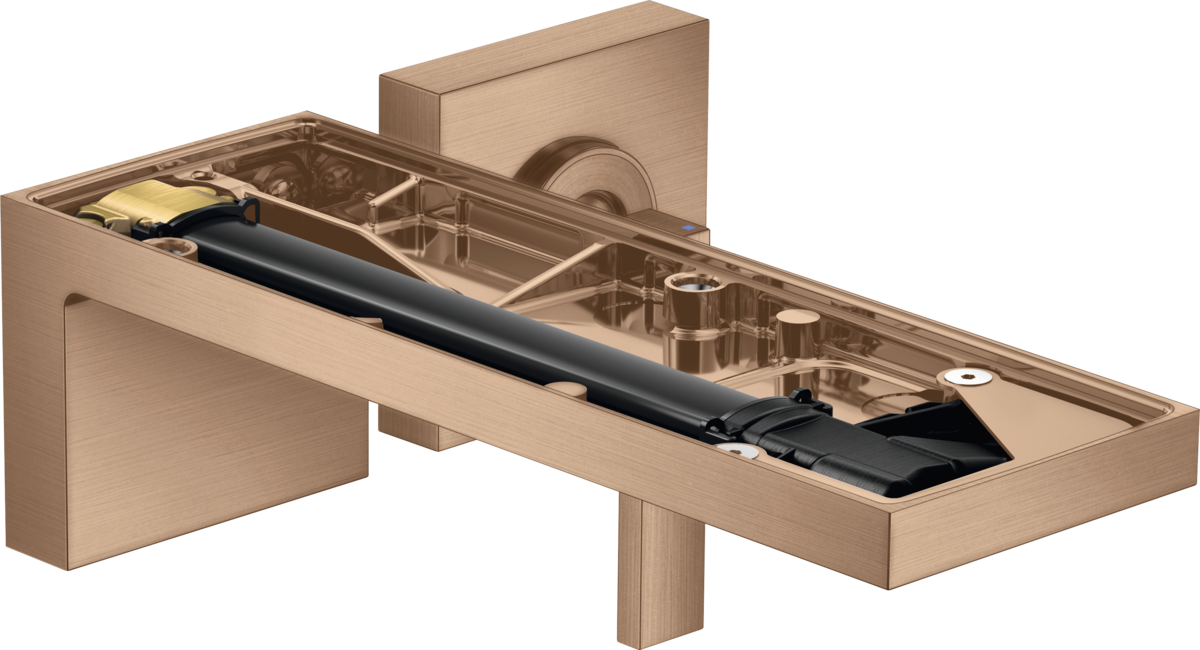 Single lever basin mixer for concealed installation wall-mounted with spout 221 mm without plate